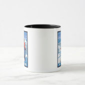 Skier AdmiringWyoming Tasse (Zentrum)