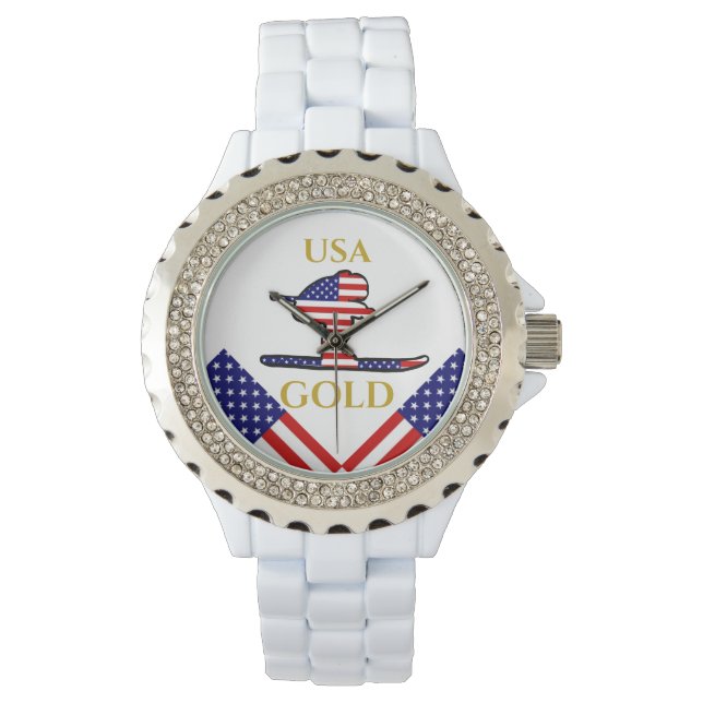 SKIER ARMBANDUHR (Vorderseite)