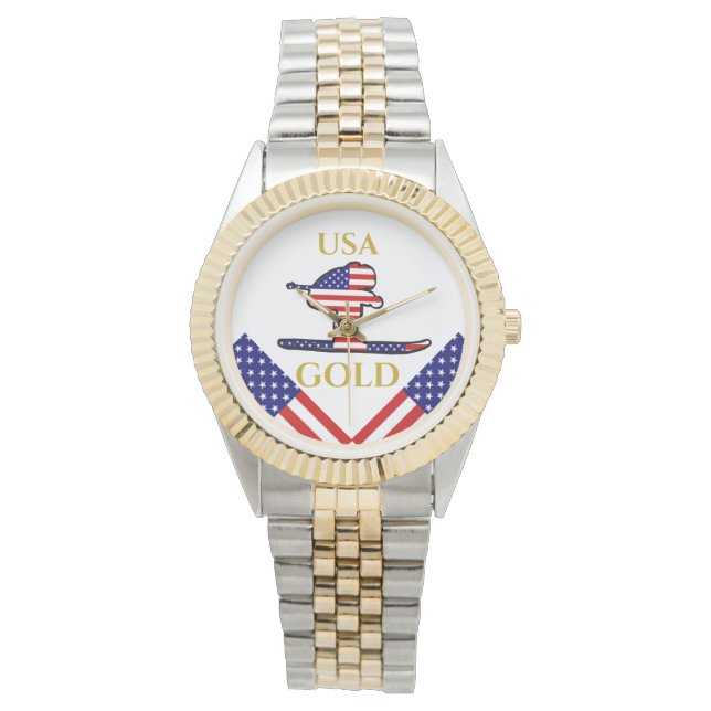 SKIER ARMBANDUHR (Vorderseite)