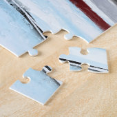 SKIER ART PUZZLE (Seite)