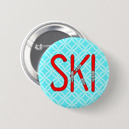 Skier Button (Vorne & Hinten)