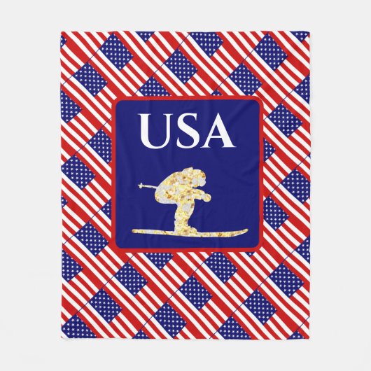 SKIER FLEECEDECKE (Vorderseite)