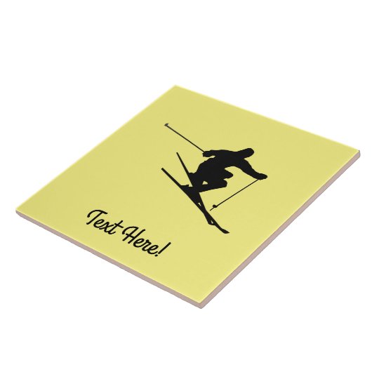 Skier Fliese (Seite)