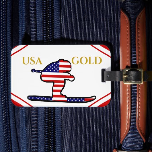 SKIER GEPÄCKANHÄNGER (Vorderseite Insitu 4)