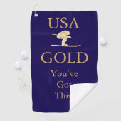 Skier Golfhandtuch (Insitu)