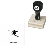 Skier Gummistempel (Stempel)