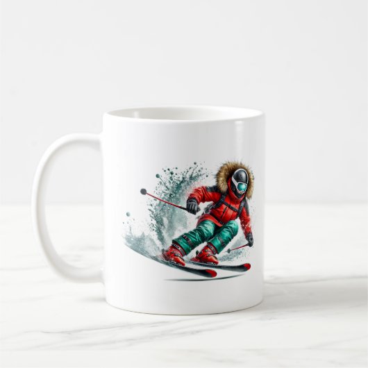 Skier  kaffeetasse (Links)