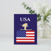 SKIER POSTKARTE (Stehend Vorderseite)