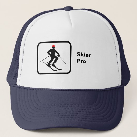 Skier Pro Truckerkappe (Vorderseite)