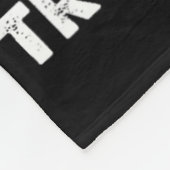 Skier Ski Retro Sportlerin Snow Sport Fleecedecke (Ecke)