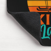 Skier Ski Sie später Funny Ski Kids Mousepad (Ecke)