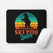 Skier Ski Sie später Funny Ski Kids Mousepad (Mit Mouse)