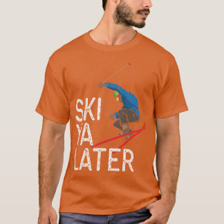 Skier Ski Wintersportgebirge Alpen 1 T-Shirt