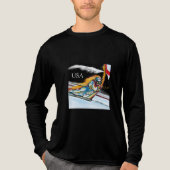 SKIER Tri-Blend SHIRT (Vorderseite)