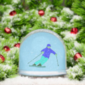 Skier Winter Skiing Schneekugeln (Weihnachten)