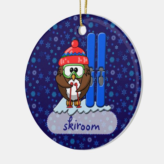 Skieruhu Keramik Ornament (Links)