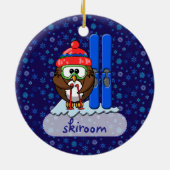 Skieruhu Keramik Ornament (Hinten)