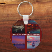 Skies of San Diego and San Francisco Schlüsselanhänger (Vorderseite)