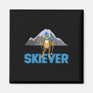 Skiever Langlauf Wintersport Biathlo Magnet