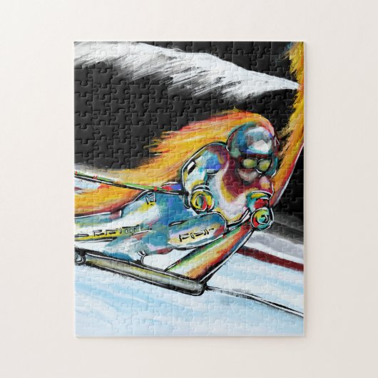 SKIFAHREKUNST PUZZLE (Vertikal)