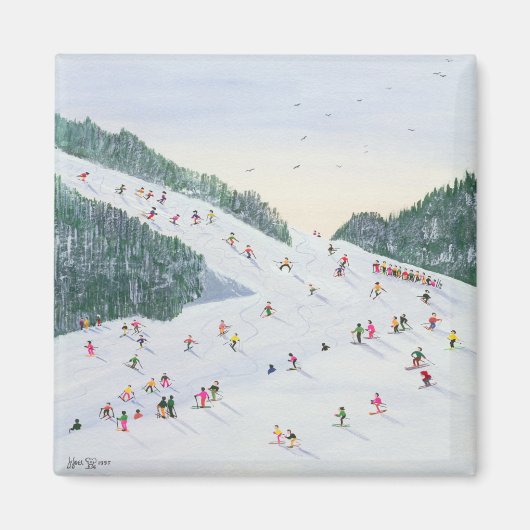 Skifahren 1995 magnet (Vorne)