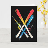 Skifahren 1 karte (Gelbe Blume)