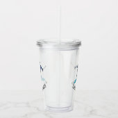 Skifahren Acryltrinkbecher (Rechts)