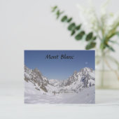 Skifahren auf einem Gletscher Postkarte (Stehend Vorderseite)