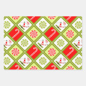 Skifahren auf Kreativität Geschenkpapier Set (Vorderseite 2)