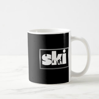Skifahren auf Pisten3 Kaffeetasse