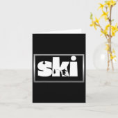 Skifahren auf Pisten3 Karte (Gelbe Blume)