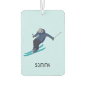 Skifahren Autolufterfrischer (Rückseite)