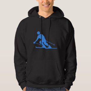 Skifahren - Baby Blue Hoodie