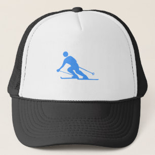 Skifahren - Baby Blue Truckerkappe