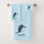 Skifahren Badhandtuch Set (Insitu)