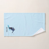 Skifahren Badhandtuch Set (Handtuch)