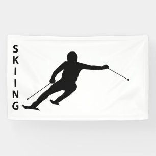 Skifahren Banner