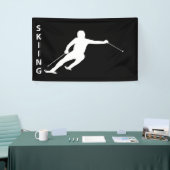 Skifahren Banner (Messeveranstaltung)