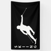 Skifahren Banner (Vertikal)