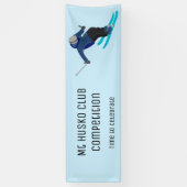 Skifahren Banner (Vertikal)