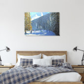 Skifahren Beauregard La Clusaz 2012 Leinwanddruck (Insitu (Schlafzimmer))