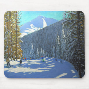 Skifahren Beauregard La Clusaz 2012 Mousepad