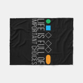 Skifahren Berge Winter Wintersport Outfits Leben i Fleecedecke (Vorderseite (Horizontal))