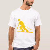 Skifahren - Bernstein T-Shirt (Vorderseite)