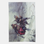 Skifahren Birchlegs überqueren den Berg Geschirrtuch (Vertikal)