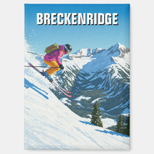 Skifahren Breckenridge Colorado Skier Travel Magnet