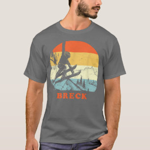 Skifahren Breckenridge, Colorado Vintage Retro Sno T-Shirt