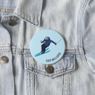 Skifahren Button