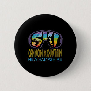 Skifahren Cannon Mountain New Hampshire Skiurlaub Button