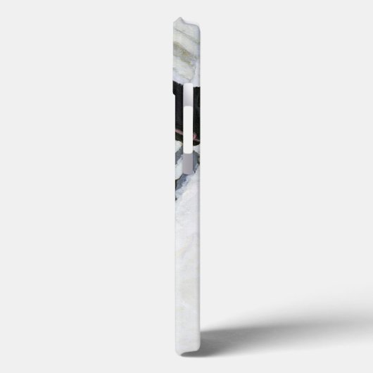 Skifahren Case-Mate iPhone Hülle (Rückseite / Links)